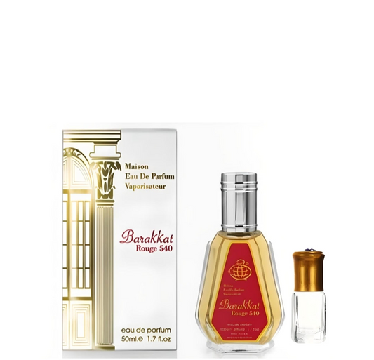Fragrance World - Barakkat Rouge EDP - 50ml + Perfume Oil