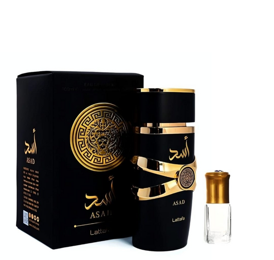 Asad Eau de Parfum - 100ml + Perfume Oil Gift